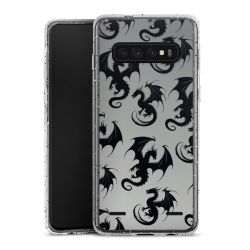 Carry Case Hülle Transparent/glitter ohne Band