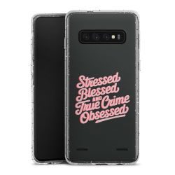 Carry Case Hülle Transparent/glitter ohne Band