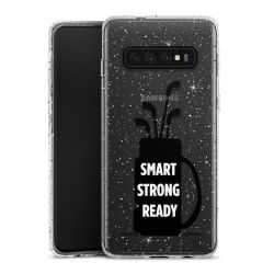 Carry Case Hülle Transparent/glitter ohne Band