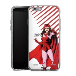 Carry Case Hülle Transparent/glitter ohne Band