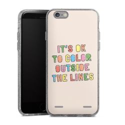 Carry Case Hülle Transparent/glitter ohne Band