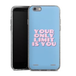 Carry Case Hülle Transparent/glitter ohne Band