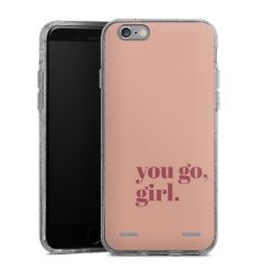 Carry Case Hülle Transparent/glitter ohne Band