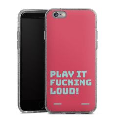 Carry Case Hülle Transparent/glitter ohne Band