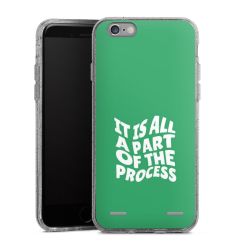 Carry Case Hülle Transparent/glitter ohne Band