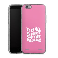 Carry Case Hülle Transparent/glitter ohne Band