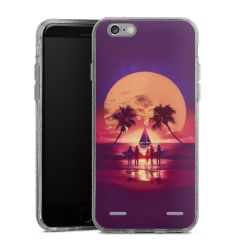 Carry Case Hülle Transparent/glitter ohne Band