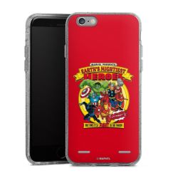 Carry Case Hülle Transparent/glitter ohne Band