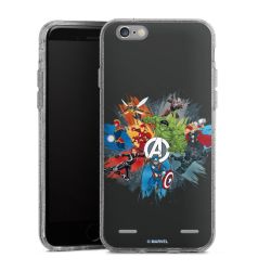 Carry Case Hülle Transparent/glitter ohne Band