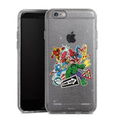 Carry Case Hülle Transparent/glitter ohne Band