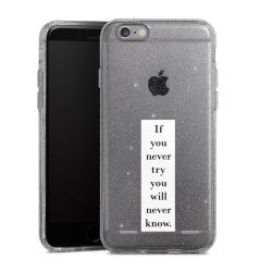 Carry Case Hülle Transparent/glitter ohne Band