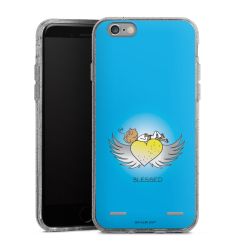 Carry Case Hülle Transparent/glitter ohne Band