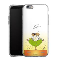 Carry Case Hülle Transparent/glitter ohne Band