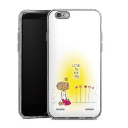 Carry Case Hülle Transparent/glitter ohne Band