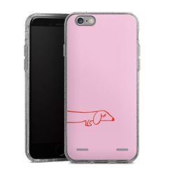 Carry Case Hülle Transparent/glitter ohne Band