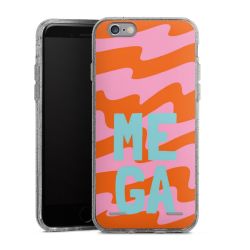 Carry Case Hülle Transparent/glitter ohne Band