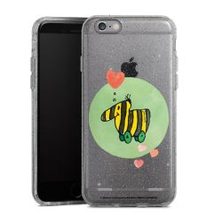 Carry Case Hülle Transparent/glitter ohne Band