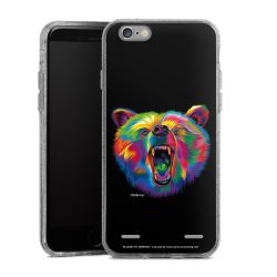 Carry Case Hülle Transparent/glitter ohne Band