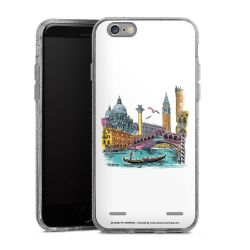 Carry Case Hülle Transparent/glitter ohne Band