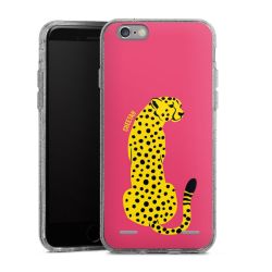 Carry Case Hülle Transparent/glitter ohne Band