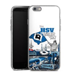 Carry Case Hülle Transparent/glitter ohne Band