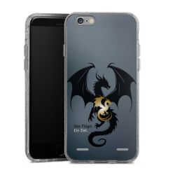 Carry Case Hülle Transparent/glitter ohne Band