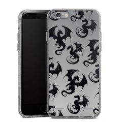 Carry Case Hülle Transparent/glitter ohne Band