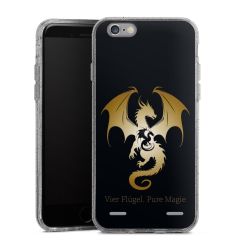 Carry Case Hülle Transparent/glitter ohne Band