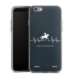 Carry Case Hülle Transparent/glitter ohne Band