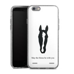 Carry Case Hülle Transparent/glitter ohne Band