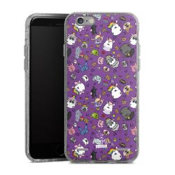 Carry Case Hülle Transparent/glitter ohne Band