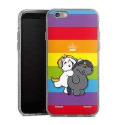 Carry Case Hülle Transparent/glitter ohne Band