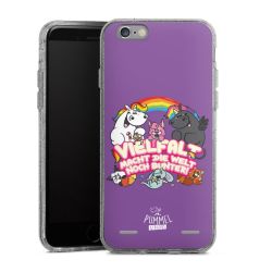 Carry Case Hülle Transparent/glitter ohne Band