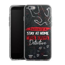 Carry Case Hülle Transparent/glitter ohne Band