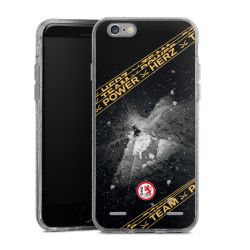 Carry Case Hülle Transparent/glitter ohne Band