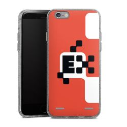 Carry Case Hülle Transparent/glitter ohne Band