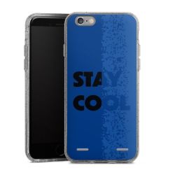 Carry Case Hülle Transparent/glitter ohne Band