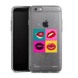 Carry Case Hülle Transparent/glitter ohne Band