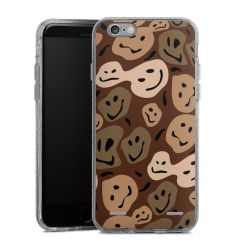 Carry Case Hülle Transparent/glitter ohne Band