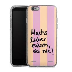 Carry Case Hülle Transparent/glitter ohne Band