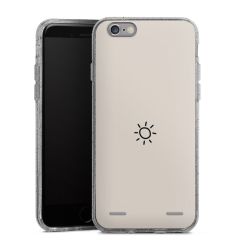 Carry Case Hülle Transparent/glitter ohne Band