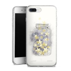 New Carry Case Hülle transparent-glitter