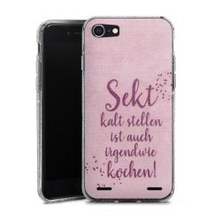 Carry Case Hülle Transparent/glitter ohne Band