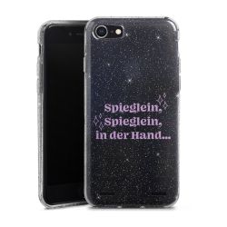 New Carry Case Hülle transparent-glitter