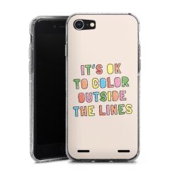 Carry Case Hülle Transparent/glitter ohne Band