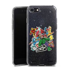 Carry Case Hülle Transparent/glitter ohne Band