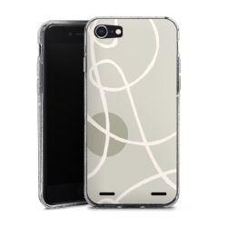 Carry Case Hülle Transparent/glitter ohne Band