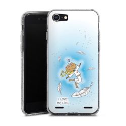 Carry Case Hülle Transparent/glitter ohne Band