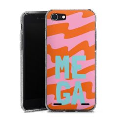 Carry Case Hülle Transparent/glitter ohne Band