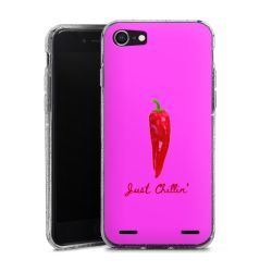 Carry Case Hülle Transparent/glitter ohne Band